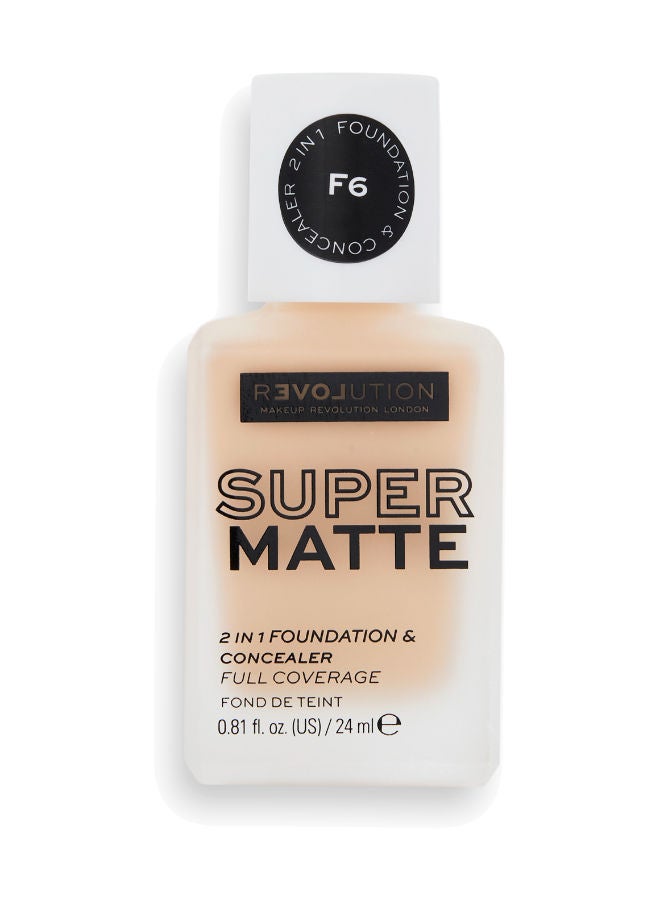 Relove Super Matte Foundation- F6