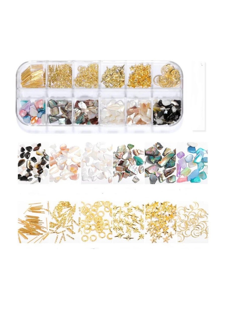 3D Nail Art Charms, Nail Accessories for DIY Nail Designs, Decorations Cute Rhinestones for Women & Girls, Ideal for Nail Decoration Supplies