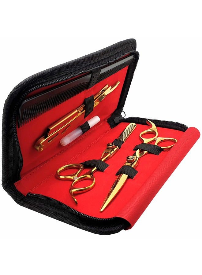 Professional Haircutting Scissors for Adults - Salon Haircut Sharp Razor Cutting Stainless Steel Barber Shears Hairdresser Kit