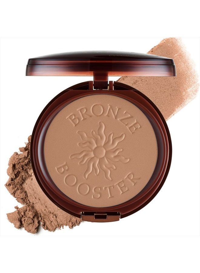 Bronze Booster Glow-Boosting Pressed Bronzer Contour Powder Medium to Dark, For Sensitive Skin, Dermatologist Tested