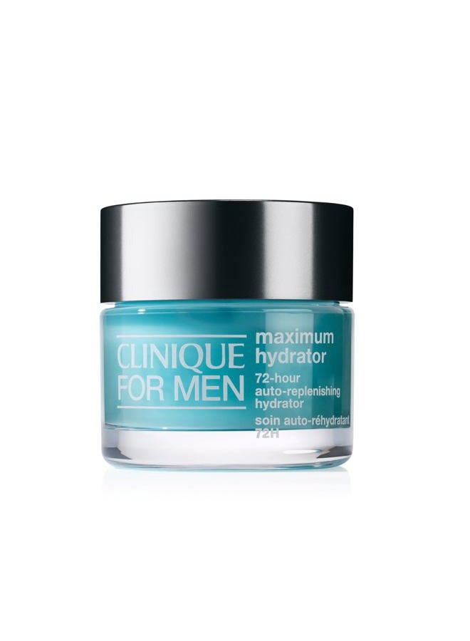 For Men Maximum Hydrator 72-Hour Auto-Replenishing Oil Free Hydrating Face Moisturizer With Hyaluronic Acid + Aloe Vera, 1.7 Ounce