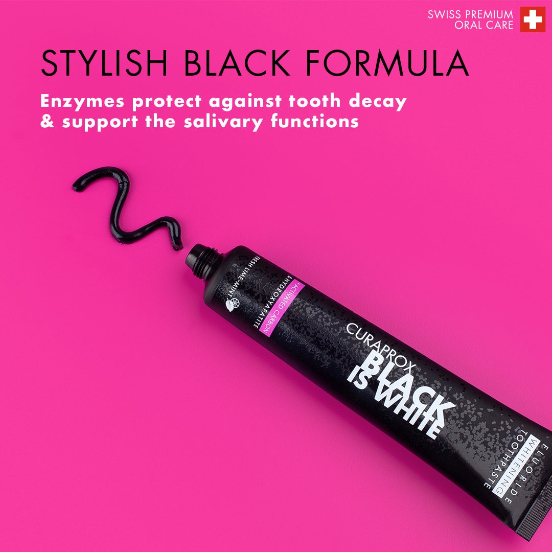Black Is White Toothpaste - Gentle Cleaning for Sensitive Teeth & Gums I Ideal for Plaque Removal, 1 Pack - image 4