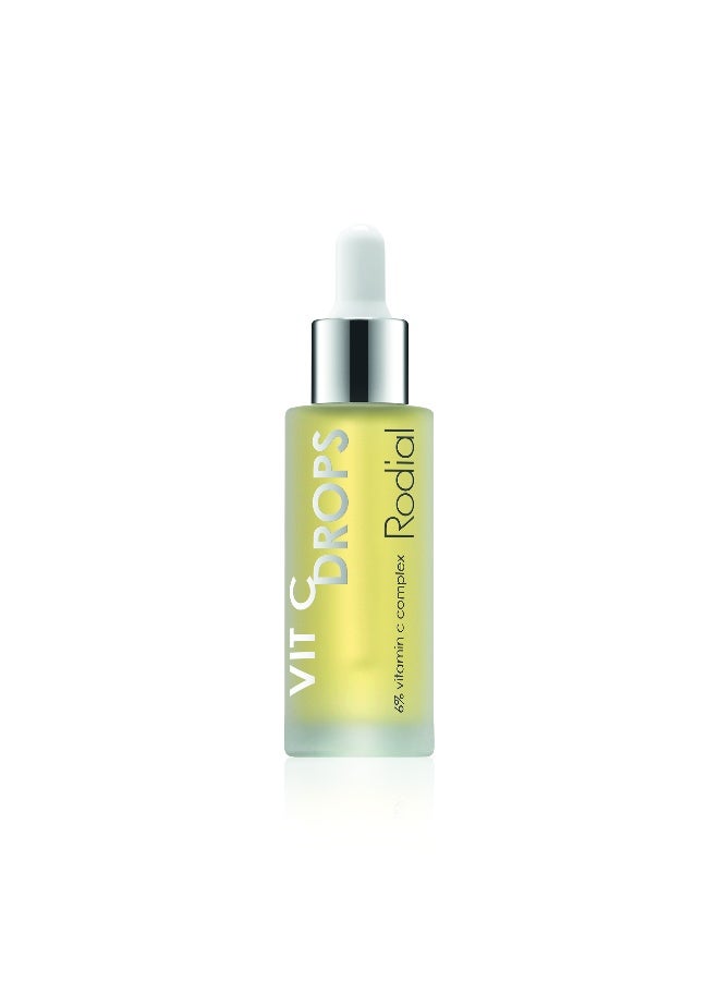 Rodial Vit C Drops 31ml – Maximum Brightening for Pigmented Skin, 6% Vitamin C Complex, Highly Concentrated Formula for Sun Damage Relief 31ml