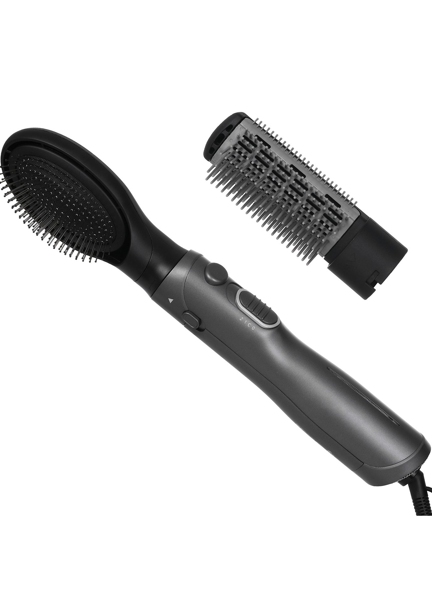 3 IN1 Hair Styler Powerful Styling Unisex Hairbrush With 3 Temperatures Cool Air Setting Overheat Protection Hair Dryer & Volumizer Ionic Tech for Shiny Hair