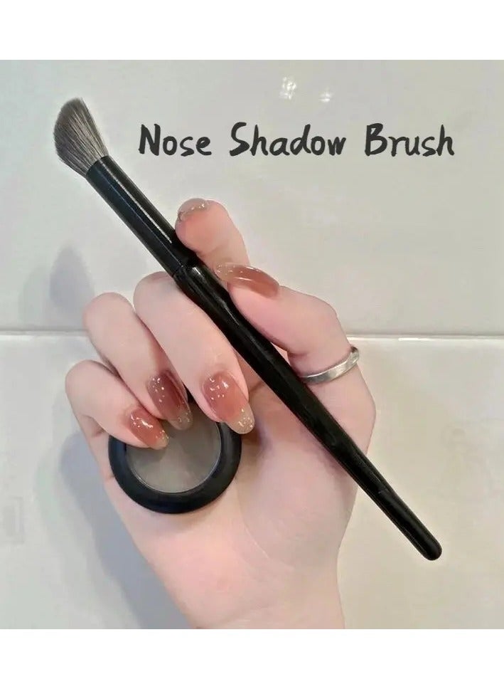 1PC Angled Nose Shadow Brush for Perfeect Contouring and Highlighting Ideal for Makeup Beginners and Artists
