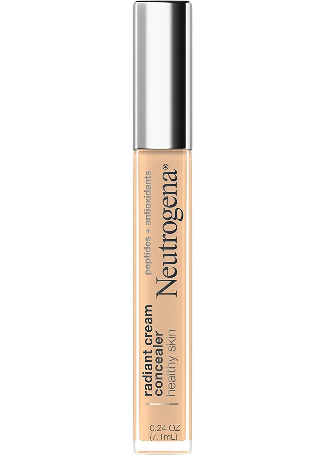 Neutrogena Healthy Skin Radiant Brightening Cream Concealer, Bisque Light/Medium 02 neutral undertones, 0.24 oz