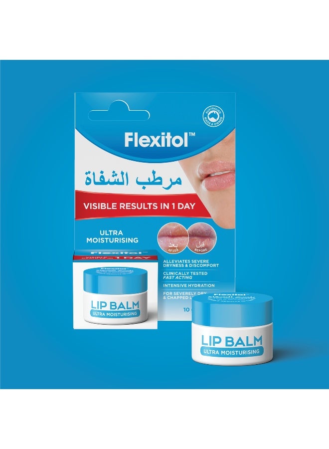 Flexitol Lip Balm Tub for Intensive Lip Repair & Hydration – 10g - image 3