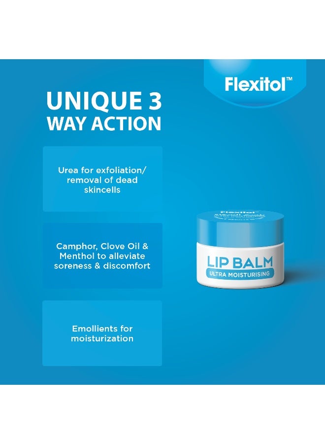 Flexitol Lip Balm Tub for Intensive Lip Repair & Hydration – 10g - image 5