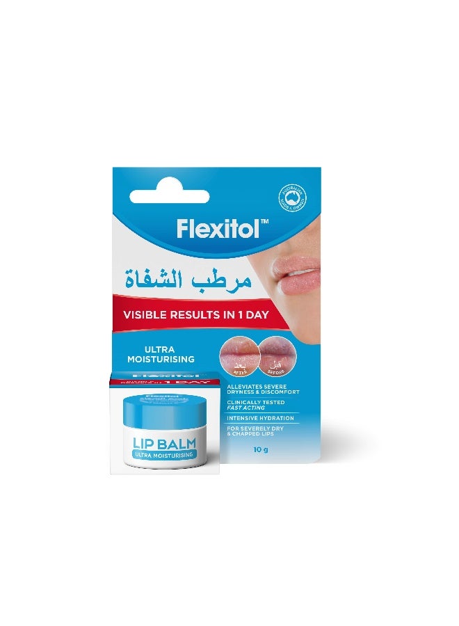 Flexitol Lip Balm Tub for Intensive Lip Repair & Hydration – 10g