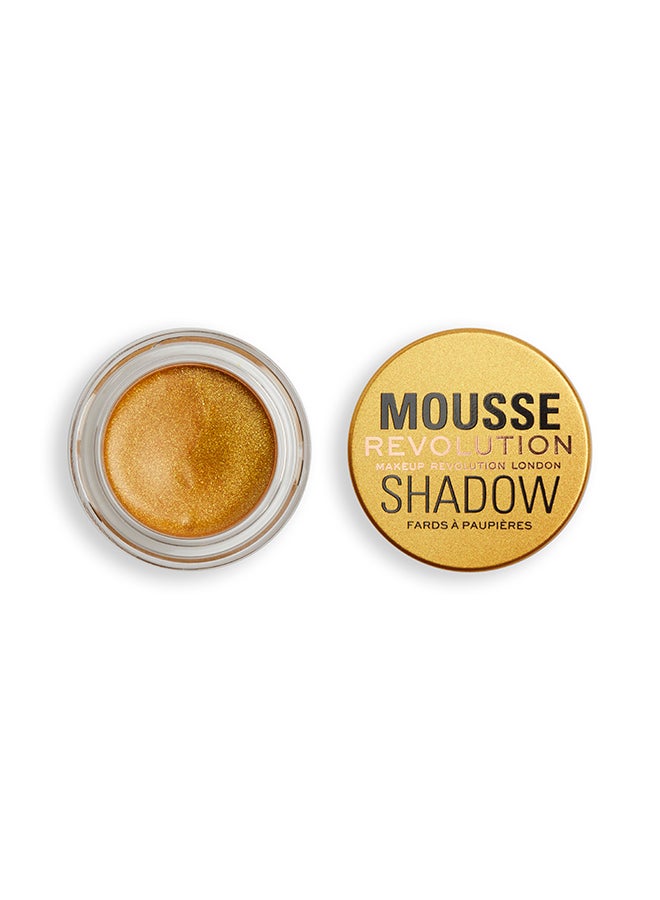 Makeup Revolution Mousse Shadow gold