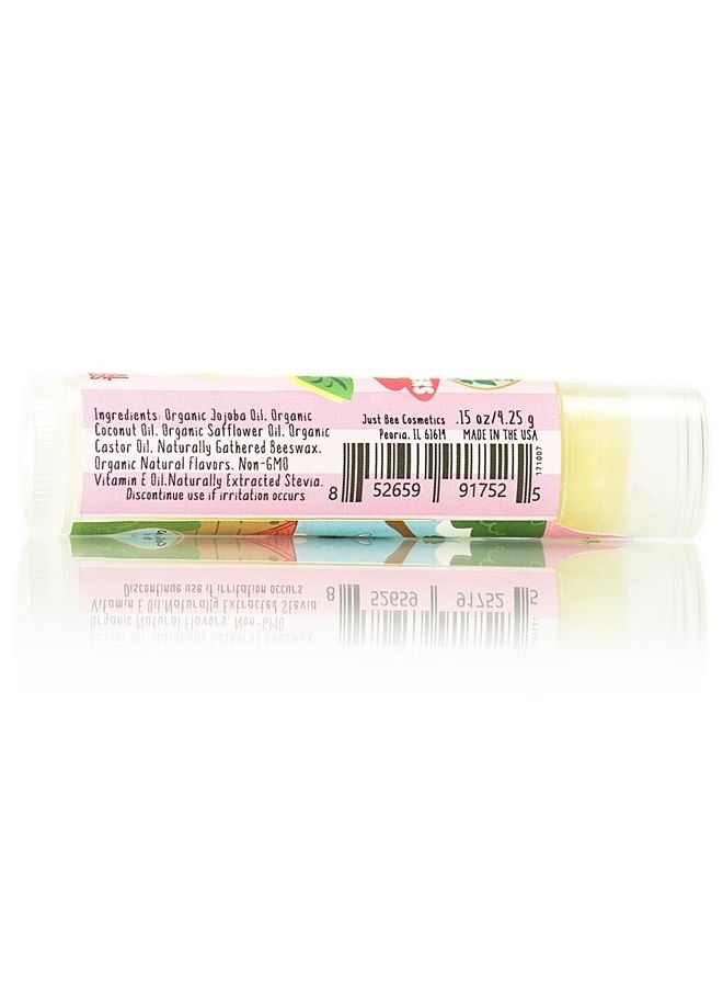 Lappy Lips Organic 100% Natural, Lip Balm Chap stick for Kids, Toddlers (6 flavors) - Organic Essential Oil - for Dry Chapped Lips to Restore and Heal and Make Kids Happy