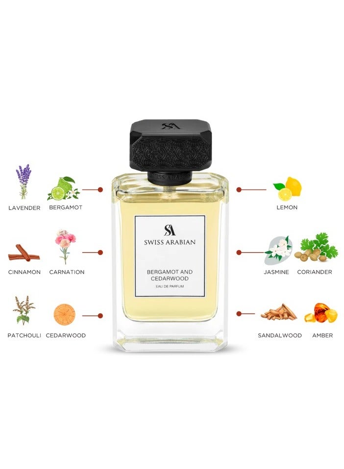 BERGAMOT AND CEDARWOOD 1412 100ML EDP SA - image 3