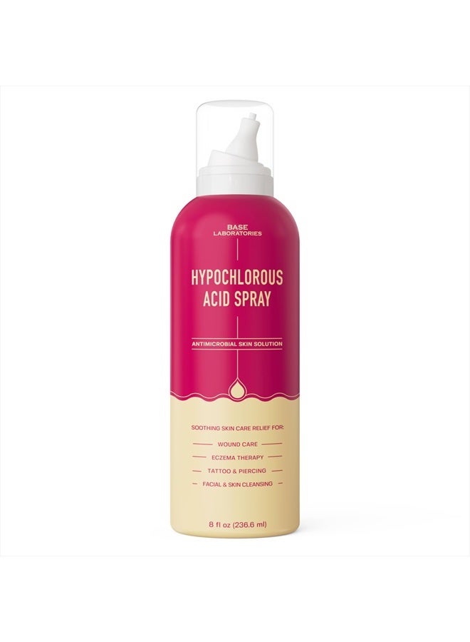 Hypochlorous Acid Spray for Face & Skin | 8 oz | Magic Facial Spray Daily Skin Repair Solution for Sensitive Skin, Redness, Irritations, Eczema, Acne. Hypochlrous HOCL Molecule Spray