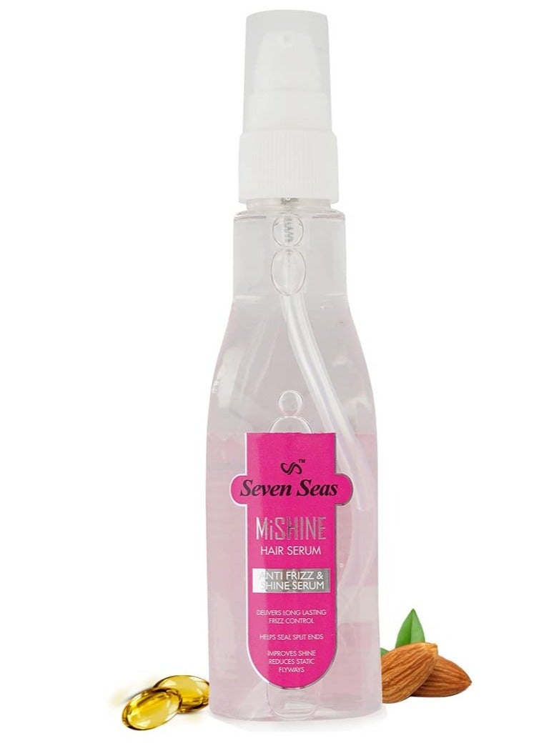 Seven Seas Mi Shine Anti Frizz and Shine Hair Serum Provides Long Lasting Frizz Control  Softer Hair Potection and Shine For Dry Flyaway Hair  100ml