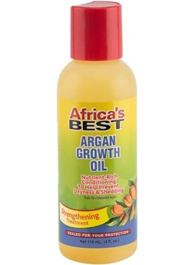 Argan Growth Oil Nutrient Rich  Conditions to Help Prevent Dryness and Shedding 118mll