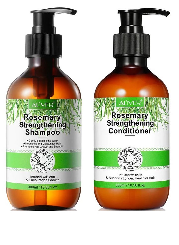 Rosemary Hair Strengthening Shampoo and Conditioner Set