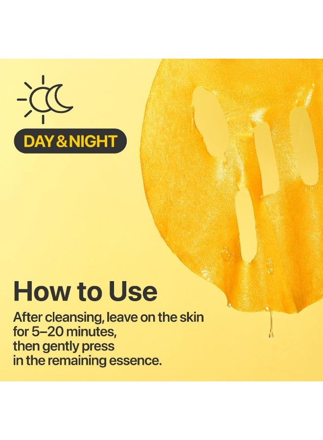 No.5 Sheet Mask | Vitamin Spotlight Sheet Mask | Glutathione and Vitamin C | Reduces Hyperpigmentation, Improves Skin Complexion | Gentle and non-irritating | 5 sheet - image 7