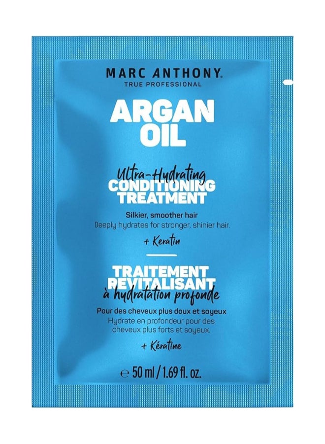 Marc Anthony Argan Oil Ultra-Hydrating Conditioning Treatment, Deeply Hydrates For Stronger, Shinier Hair, 50Ml