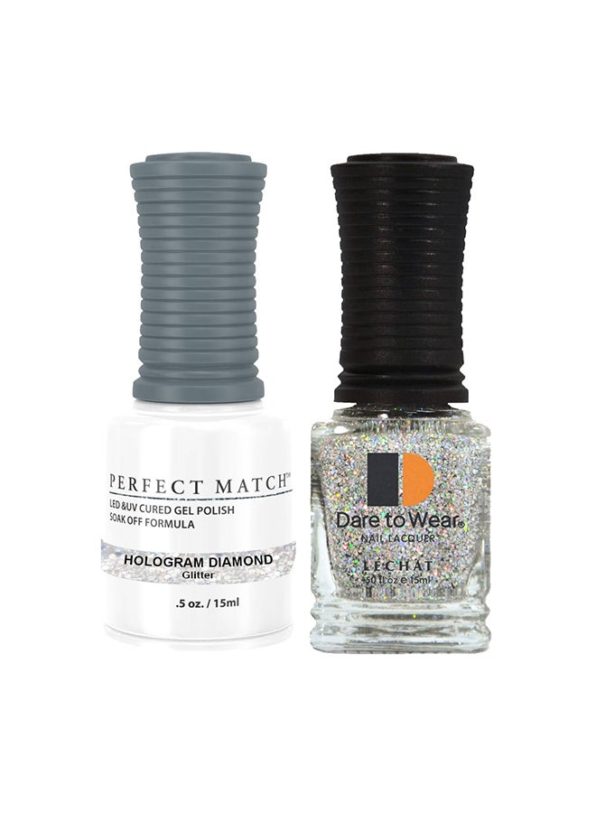 Soak Off Gel Nail Polish UV LED Gel Polish Hologram Diamond PMS59