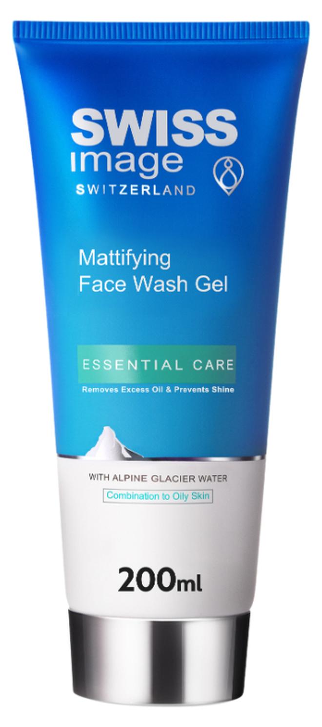 Mattifying Face Wash Gel 200 ml Deep Cleanse & Purify Skin, Oil Control & Anti-Shine Formula for Long-Lasting Matte Look |For Combination to Oily Skin Swiss Made| For Men & Women%