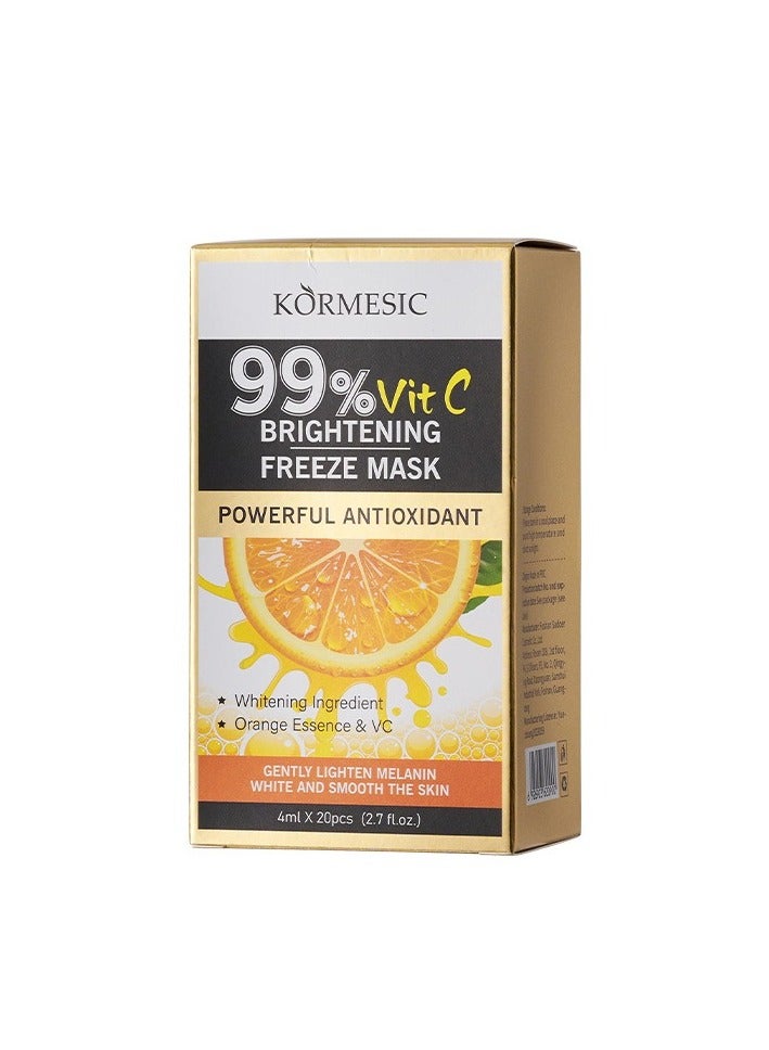 Orange VC Brightening Jelly Mask 4mlX20pcs