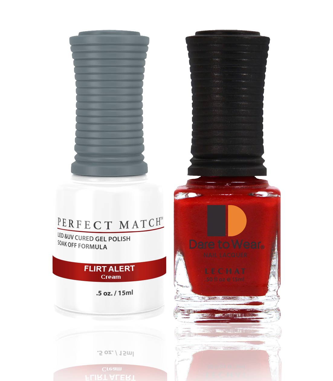 Perfect Match Gel Nail Polish 15ml Soak Off Long Lasting High Shine UV LED Gel Non Toxic Easy Application Wide Color Range for Manicure and Pedicure  Flirt Alert PMS187