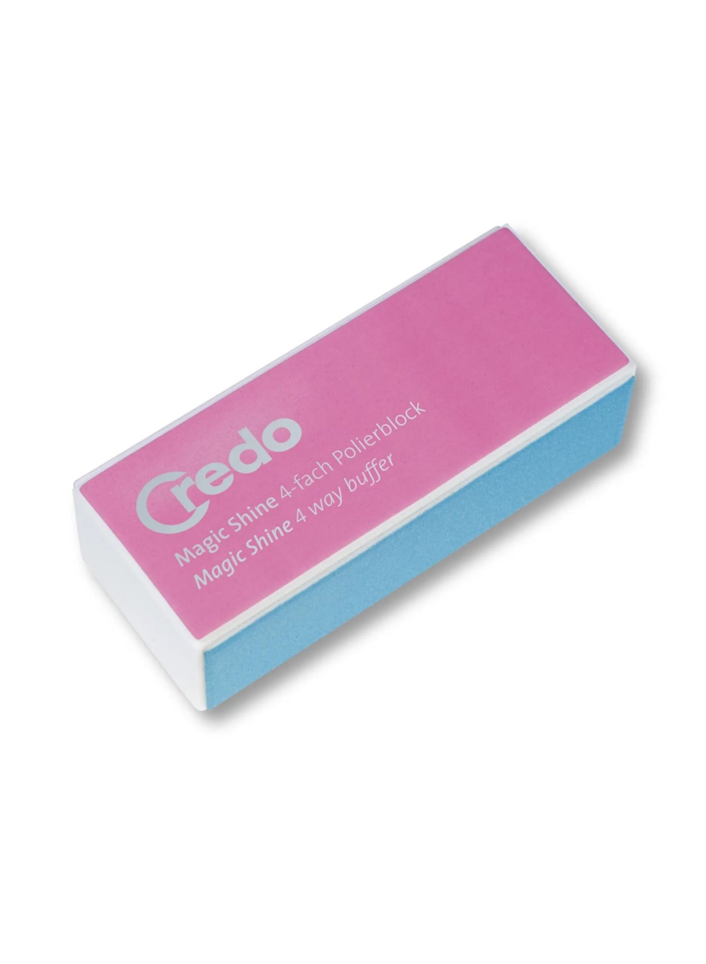 Credo Solingen Magic Shine 4-Way Nail Buffer – Professional Nail Buffer Block for Filing, Smoothing, and Polishing Natural and Artificial Nails