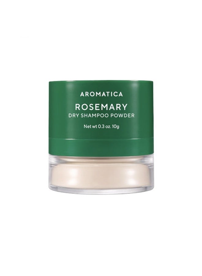 Aromatica Rosemary Root Enhancement Dry Shampoo Powder Oil-Absorbing Refreshing Scalp Care Vegan 10g