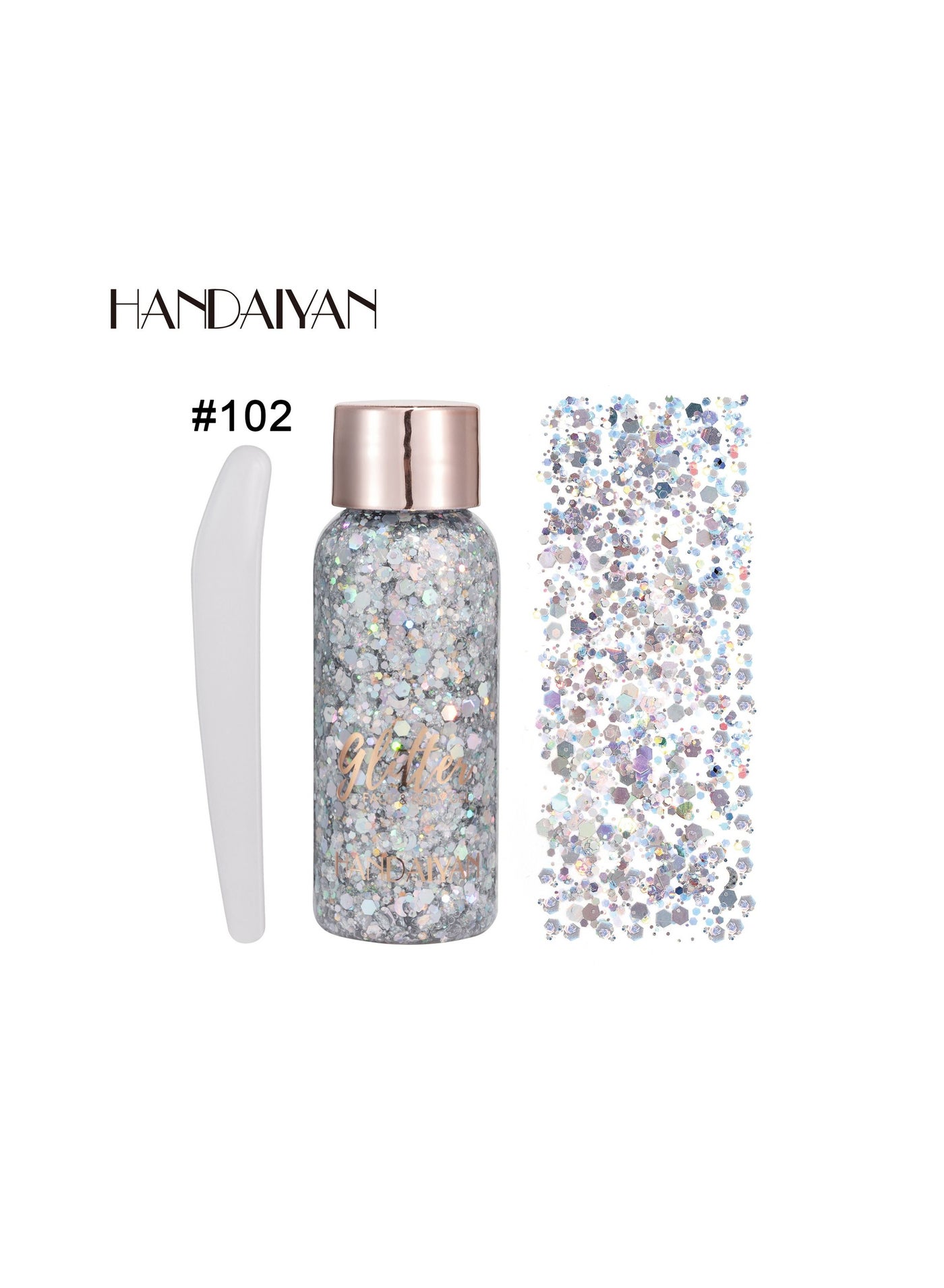Face And Body Gel -Teras Glitter Body Gel