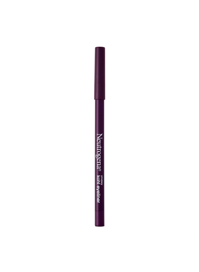 Smokey Kohl Eyeliner with Antioxidant Vitamin E, Water-Resistant & Smooth-Gliding Eyeliner Makeup, Rich Plum, 0.014 oz