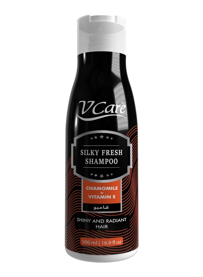 Vcare Shampoo - 500 ml Gentle & Nourishing Formula | Chamomile & Vitamin E Extract | Enhances Shine, Promotes Healthy Hair