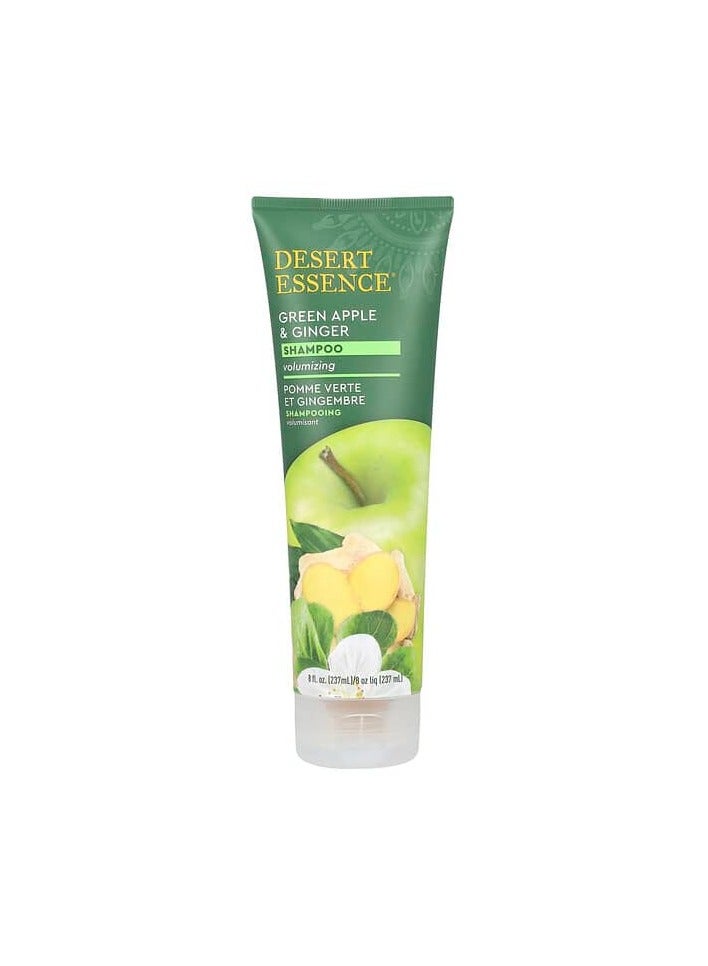Desert Essence, Shampoo, Volumizing, Green Apple & Ginger, 8 fl oz (237 ml)