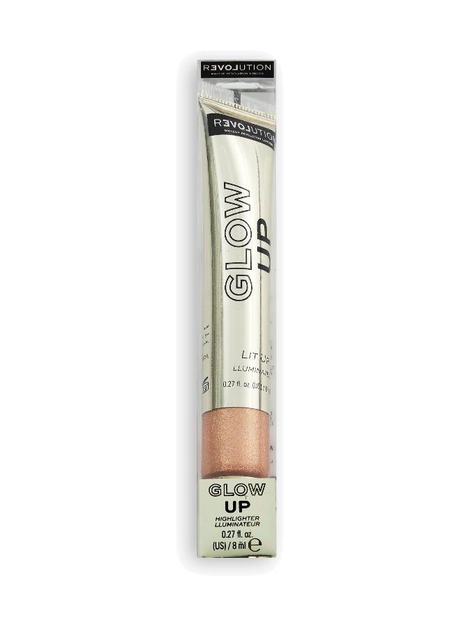 Revolution Relove Glow Up Liquid Highlighter Lit Up