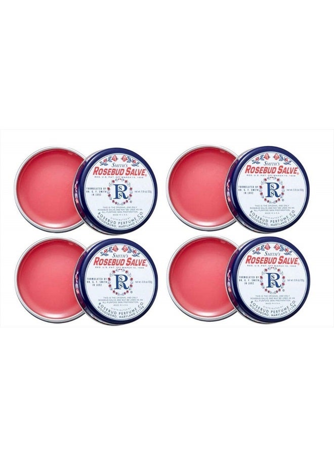 Smith's Rosebud Salve Tin .8 oz (Pack of 4)