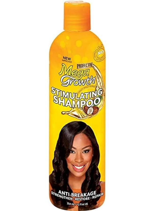 Mega Growth Anti-Breakage Strengthening Stimulating Shampoo 354 ML