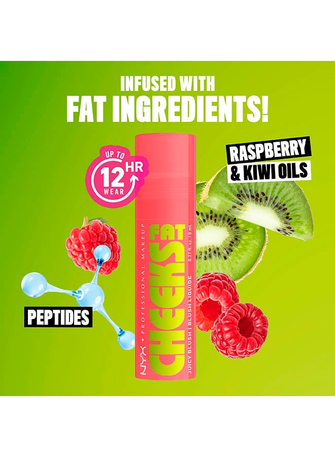 Fat Cheeks Juicy Blush, Liquid Blush, 12 HR Wear, Fig Fizz - image 6