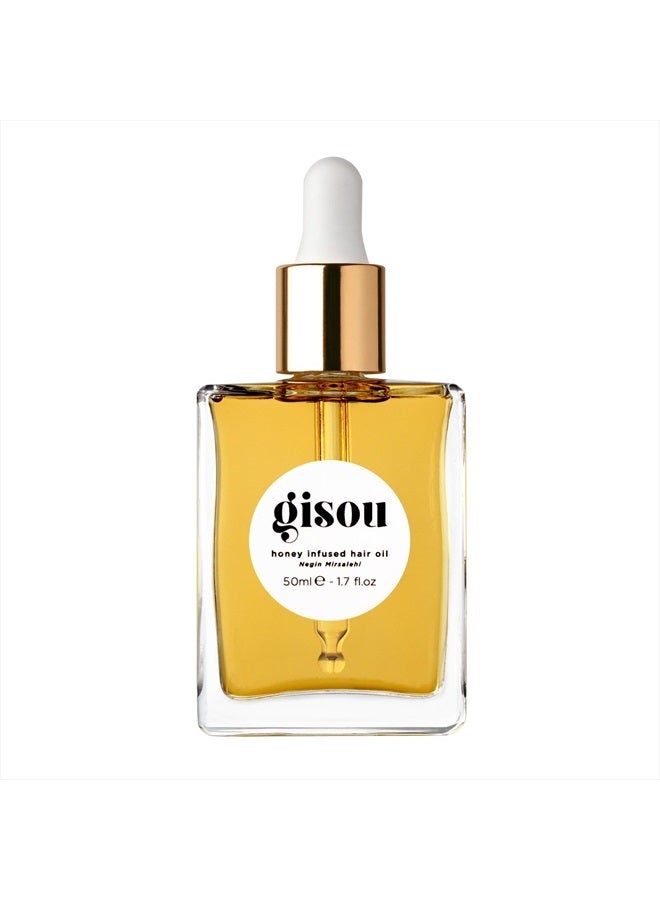 Honey Infused Hair Oil, Enriched with Mirsalehi Honey for Deep Nourishment, Hydration, Frizz Control, Heat Protection and Hair Shine, Hair Oil for Damaged Hair and Dry Hair (1.7 fl oz)