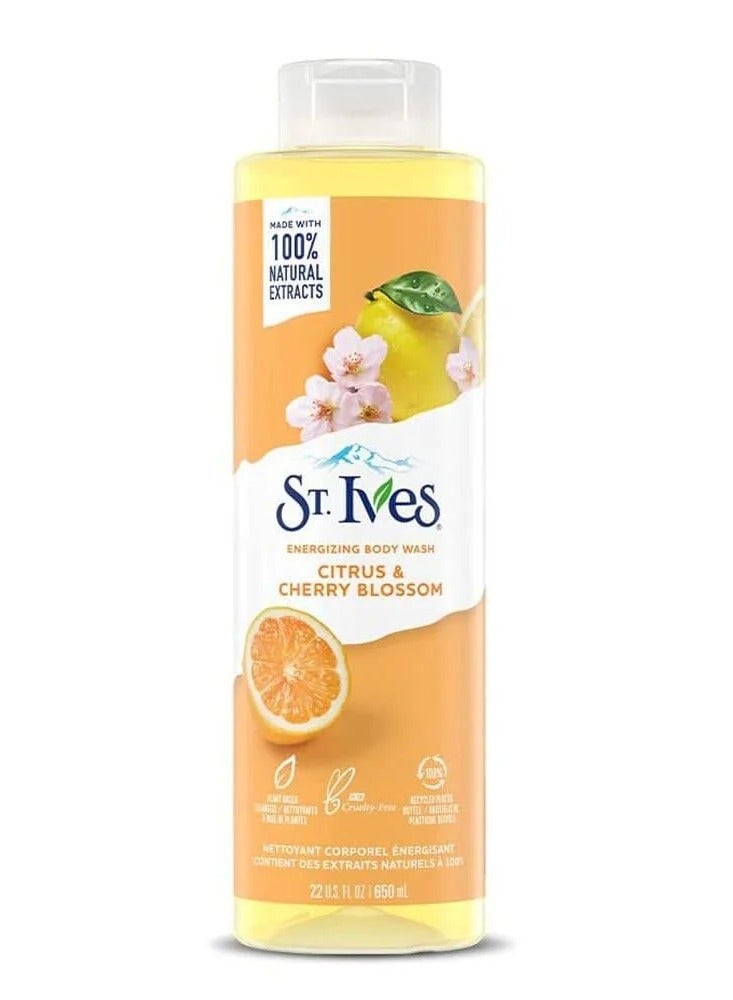Energizing Body Wash Citrus & Cherry Blossom 650 ML