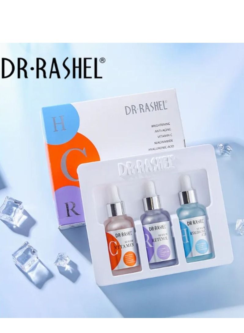 3-Piece Complete Facial Serum Set 3 x 30ml