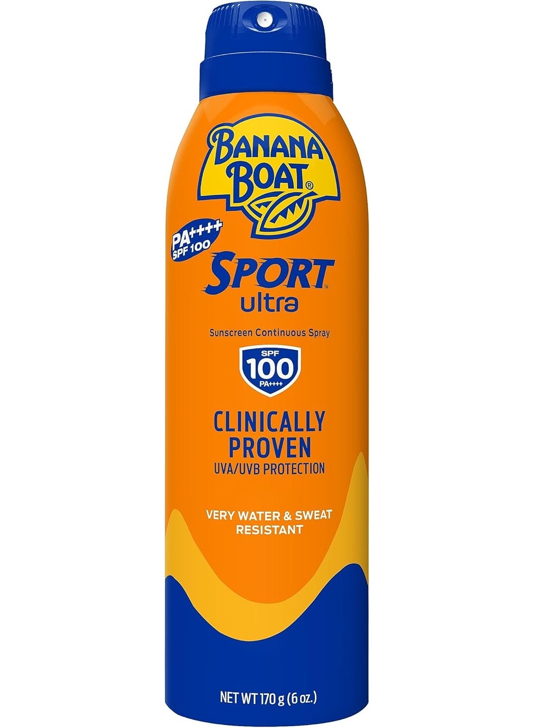 Sport Sunscreen Continuous Invisible Clear Spray Spf100 Clinically Proven Uva Uvb Protection Water & Sweat Resistant Non Greasy Long Lasting Protection From Skinburn Damage 170G