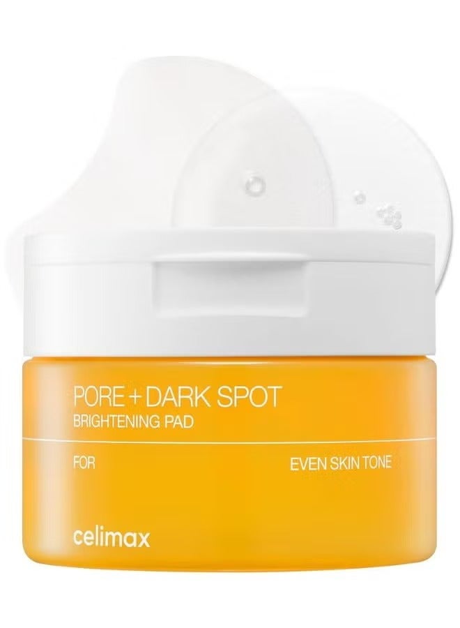 Pore+Dark Spot Brightening Pad (40 Pads) 100ml, Exfoliating Peeling Pads for Enlarged Pores