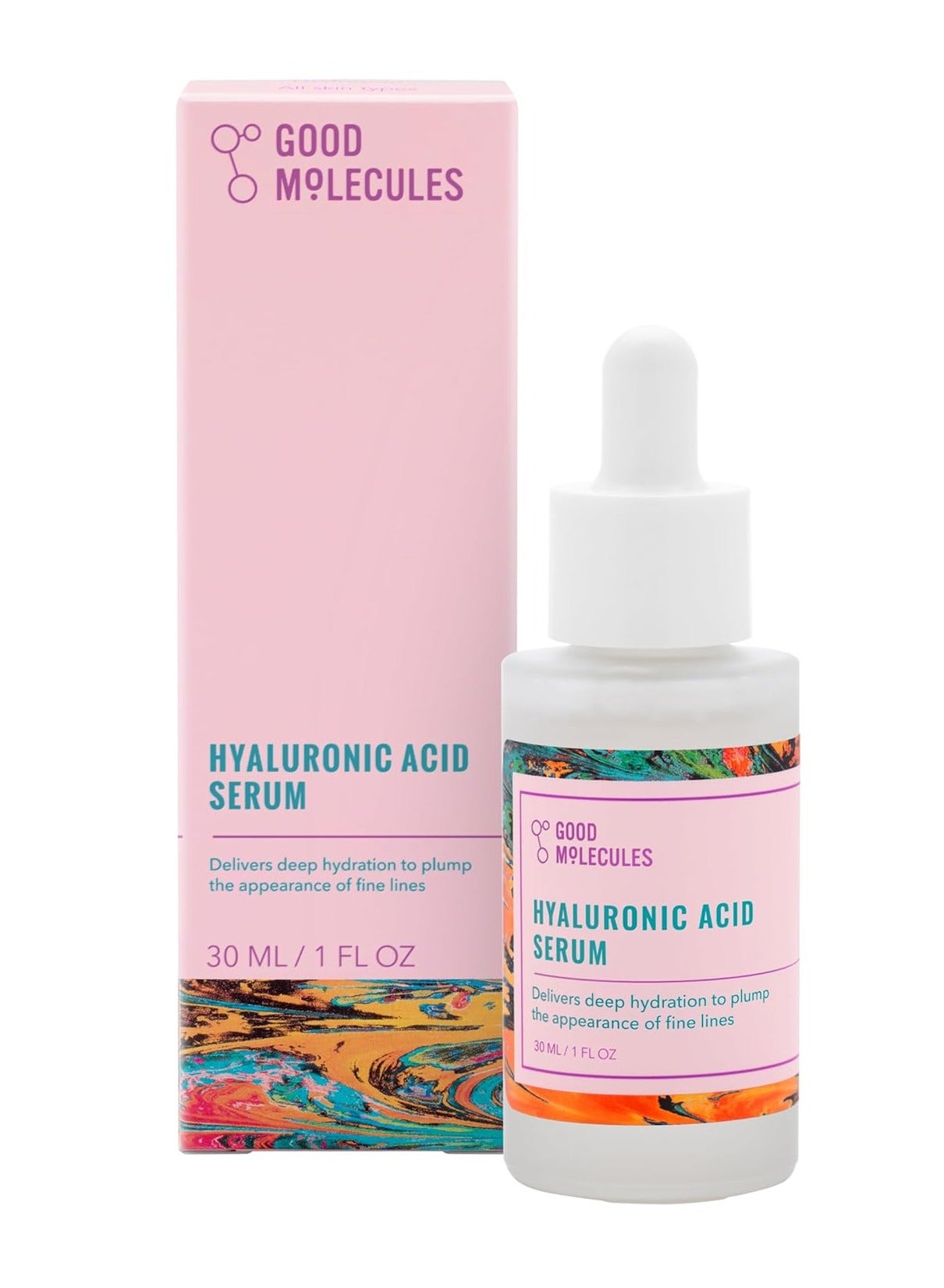 Hyaluronic Acid Serum - Hydration for Dry Skin to Moisturize, Plump, and Firm - 1% HA, Anti-aging Water-Based Skincare for Face, 30ml