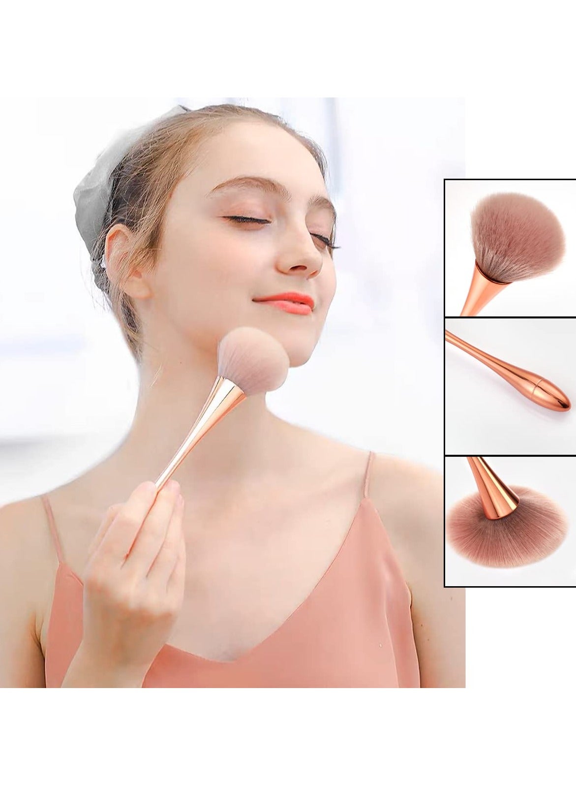 Nail Art Dust Brush For Manicure Colorful Acrylic Makeup Brush Blush Powder Brushes Fashion Gel Nail Accessories Tool