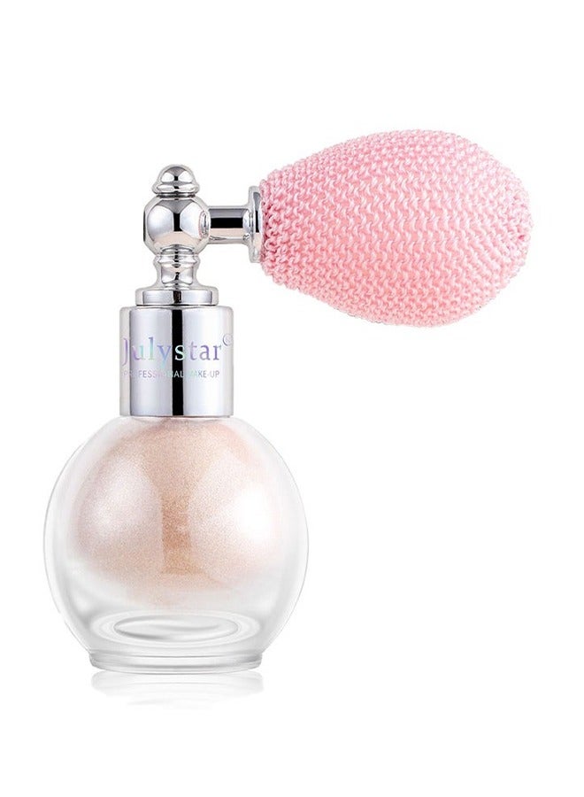Fairy Highlight- Body Spray, Facial Contouring Fine Shimmering Liquid Highlighter, Long-Lasting Sweatproof Stage Makeup Glitter Highlighter Powder Body Spray #02