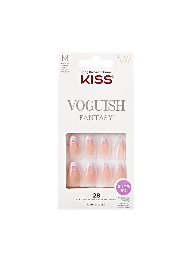 Kiss Voguish Fantasy Nails - Medium Length FV21C