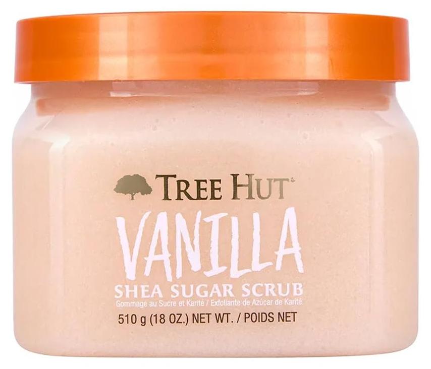 Tree Hut Vanilla Shea Sugar Exfoliating & Hydrating Body Scrub, 18 oz