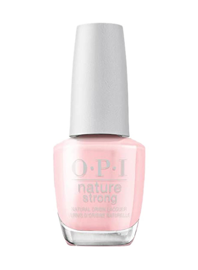 Nature Strong Nail Lacquer - Let Nature Take Its Quartz, Pink, 15Ml