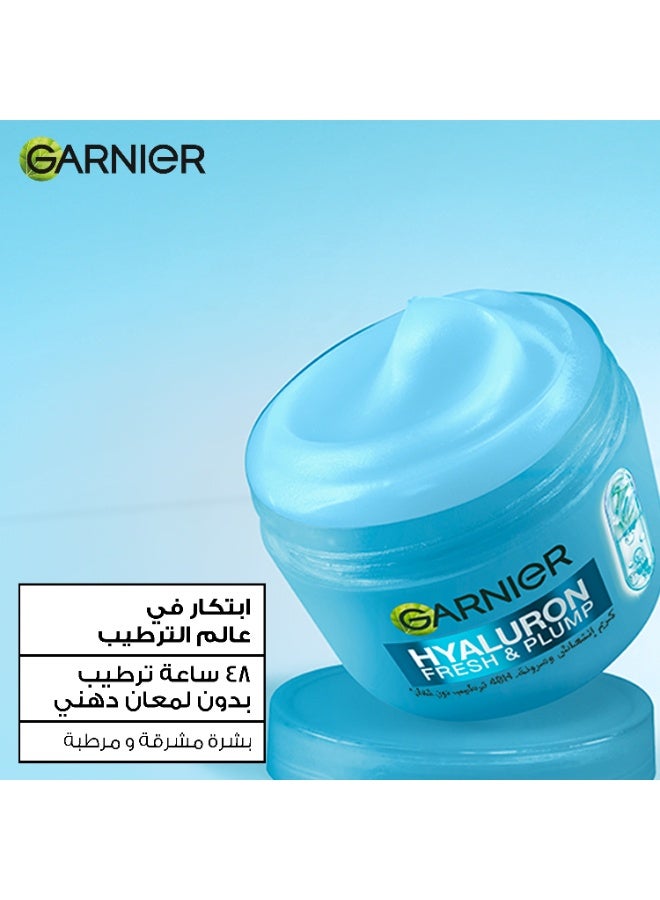 Garnier SkinActive, Fresh & Plump Moisturizer Cream, 4% [Niacinamide + Hyaluronic acid], For Dehydrated & Dull Skin - image 10