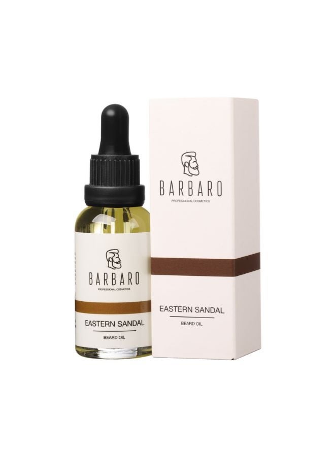 Barbaro Eastern Sandal Beard Oil – Natural Beard and Hair Growth Oil, 30ml