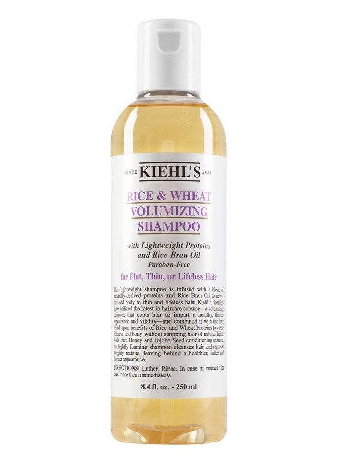 Quality Hair Care Product By Kiehl's Rice & Wheat Volumizing Shampoo (For Flat, Thin or Lifeless Hair) 250ml/8.4oz